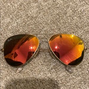 Rayban reflective sunglasses